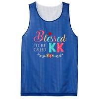 Blessed To Be Called Kk Colorful Art Mesh Reversible Basketball Jersey Tank