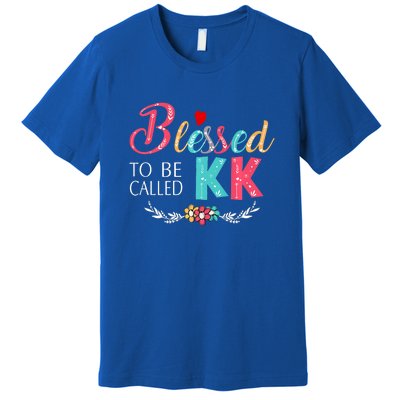 Blessed To Be Called Kk Colorful Art Premium T-Shirt