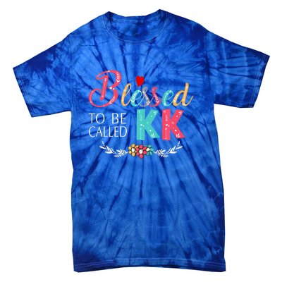 Blessed To Be Called Kk Colorful Art Tie-Dye T-Shirt