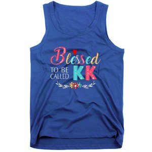 Blessed To Be Called Kk Colorful Art Tank Top