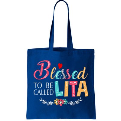 Blessed To Be Called Lita Colorful Art Tote Bag