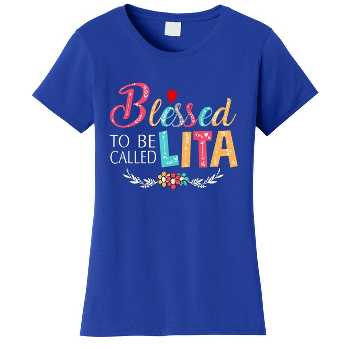 Blessed To Be Called Lita Colorful Art Women's T-Shirt