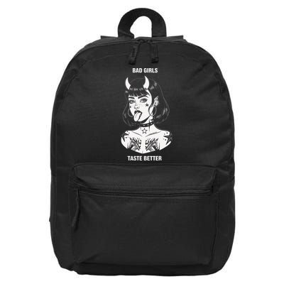 Bad Taste Better Tattoo Devil Halloween Women 16 in Basic Backpack