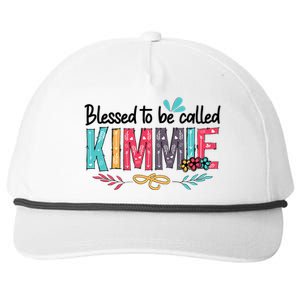 Blessed To Be Called Kimmie Colorful Gifts Snapback Five-Panel Rope Hat