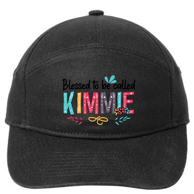 Blessed To Be Called Kimmie Colorful Gifts 7-Panel Snapback Hat