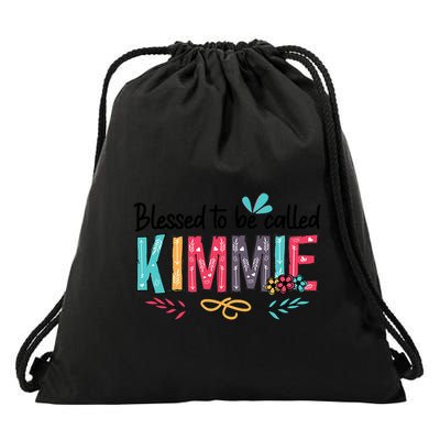 Blessed To Be Called Kimmie Colorful Gifts Drawstring Bag
