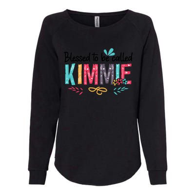 Blessed To Be Called Kimmie Colorful Gifts Womens California Wash Sweatshirt