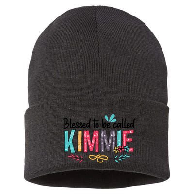 Blessed To Be Called Kimmie Colorful Gifts Sustainable Knit Beanie