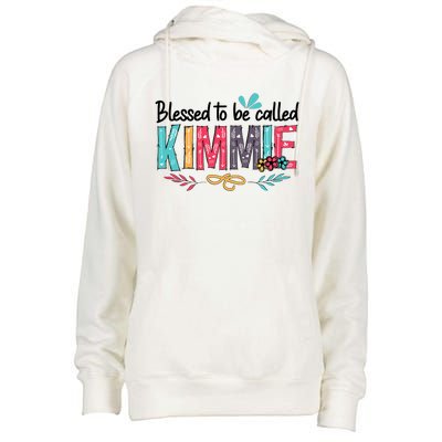 Blessed To Be Called Kimmie Colorful Gifts Womens Funnel Neck Pullover Hood