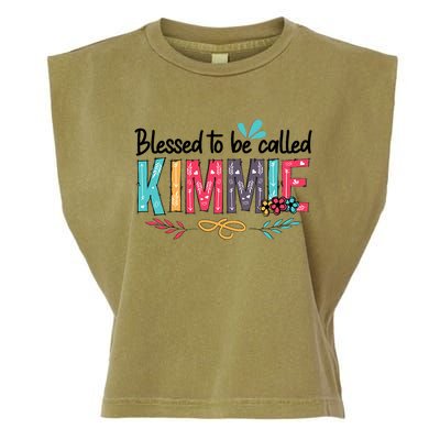 Blessed To Be Called Kimmie Colorful Gifts Garment-Dyed Women's Muscle Tee