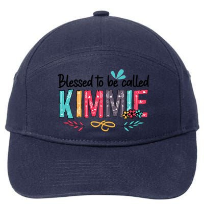 Blessed To Be Called Kimmie Colorful Gifts 7-Panel Snapback Hat