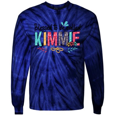 Blessed To Be Called Kimmie Colorful Gifts Tie-Dye Long Sleeve Shirt