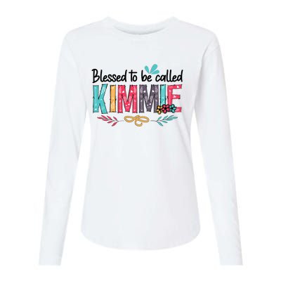 Blessed To Be Called Kimmie Colorful Gifts Womens Cotton Relaxed Long Sleeve T-Shirt