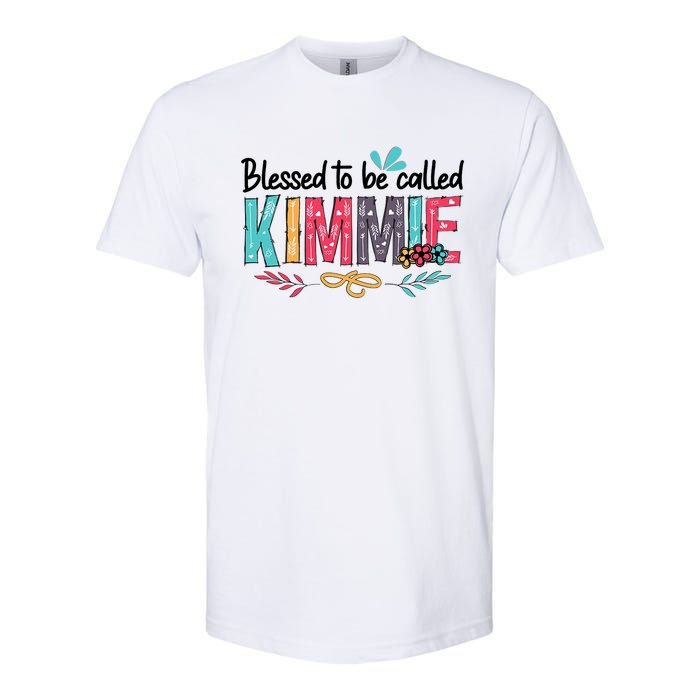 Blessed To Be Called Kimmie Colorful Gifts Softstyle CVC T-Shirt