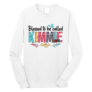 Blessed To Be Called Kimmie Colorful Gifts Long Sleeve Shirt