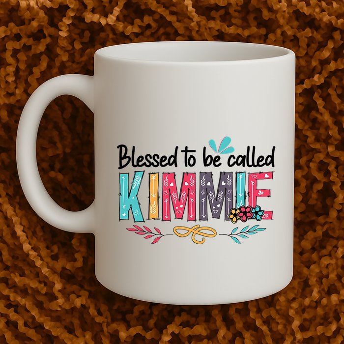 Blessed To Be Called Kimmie Colorful Gifts Mug