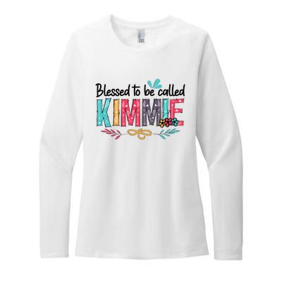 Blessed To Be Called Kimmie Colorful Gifts Womens CVC Long Sleeve Shirt