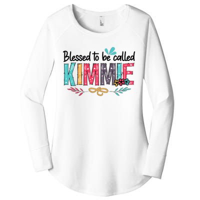 Blessed To Be Called Kimmie Colorful Gifts Women's Perfect Tri Tunic Long Sleeve Shirt