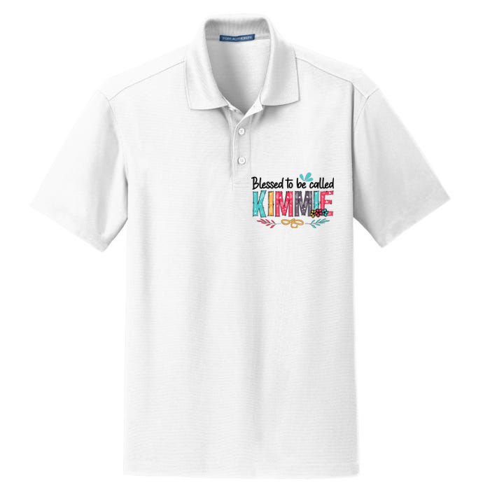 Blessed To Be Called Kimmie Colorful Gifts Dry Zone Grid Polo