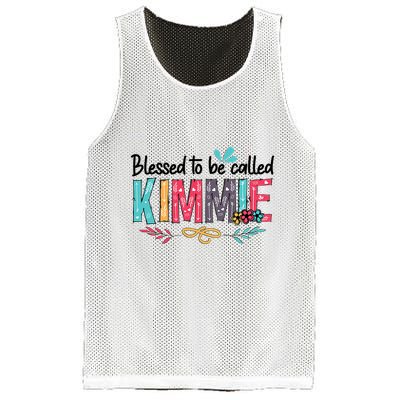 Blessed To Be Called Kimmie Colorful Gifts Mesh Reversible Basketball Jersey Tank