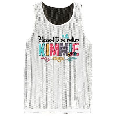 Blessed To Be Called Kimmie Colorful Gifts Mesh Reversible Basketball Jersey Tank