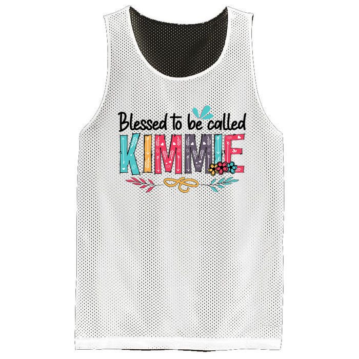 Blessed To Be Called Kimmie Colorful Gifts Mesh Reversible Basketball Jersey Tank