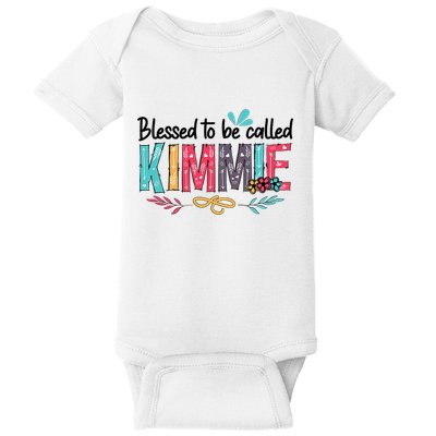 Blessed To Be Called Kimmie Colorful Gifts Baby Bodysuit
