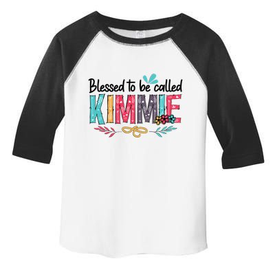 Blessed To Be Called Kimmie Colorful Gifts Toddler Fine Jersey T-Shirt