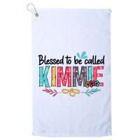 Blessed To Be Called Kimmie Colorful Gifts Golf Towel