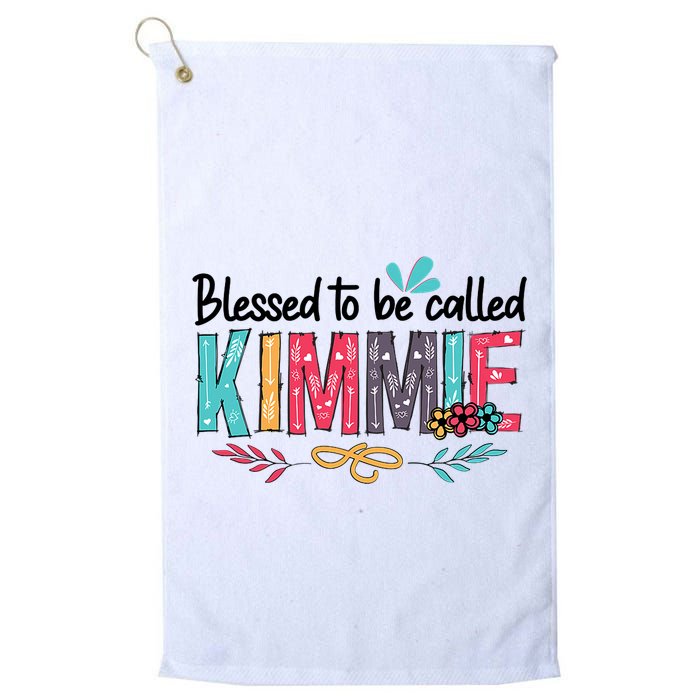 Blessed To Be Called Kimmie Colorful Gifts Golf Towel