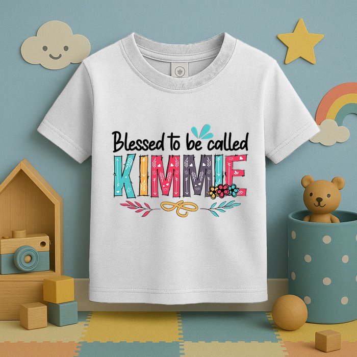 Blessed To Be Called Kimmie Colorful Gifts Toddler T-Shirt