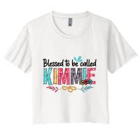Blessed To Be Called Kimmie Colorful Gifts Crop Top