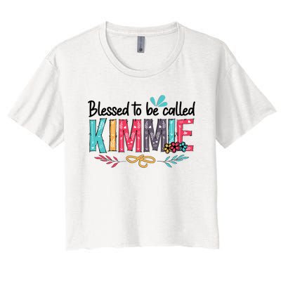 Blessed To Be Called Kimmie Colorful Gifts Women's Crop Top Tee