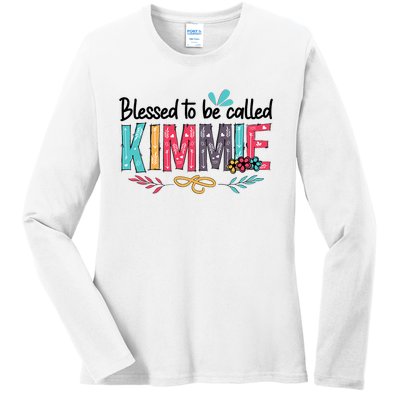 Blessed To Be Called Kimmie Colorful Gifts Ladies Long Sleeve Shirt