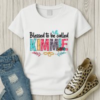 Blessed To Be Called Kimmie Colorful Gifts Womens T-Shirt