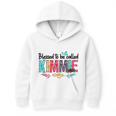 Blessed To Be Called Kimmie Colorful Gifts Kids Hoodie