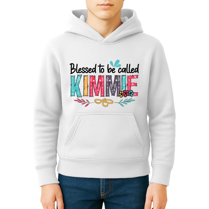 Blessed To Be Called Kimmie Colorful Gifts Kids Hoodie