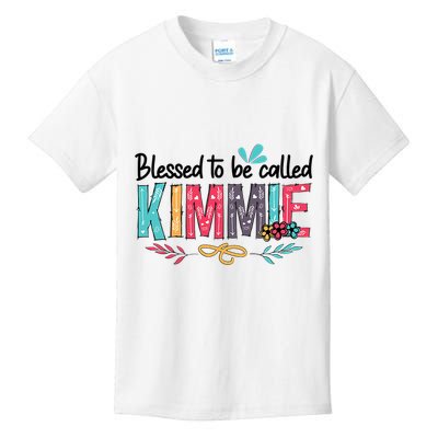 Blessed To Be Called Kimmie Colorful Gifts Kids T-Shirt