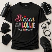 Blessed To Be Called Lollie Colorful Art Performance Shirt