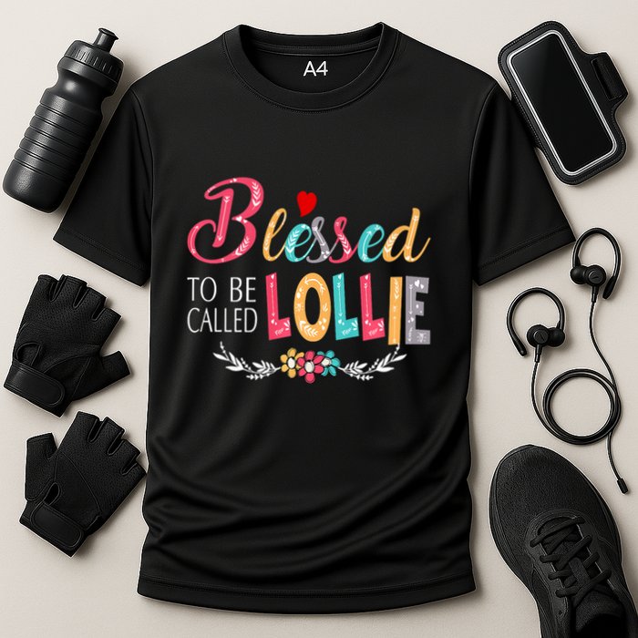 Blessed To Be Called Lollie Colorful Art Performance Shirt