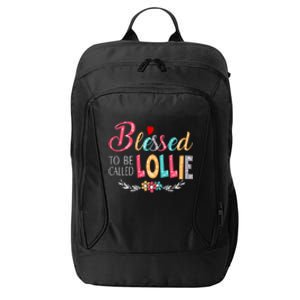 Blessed To Be Called Lollie Colorful Art City Backpack