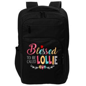 Blessed To Be Called Lollie Colorful Art Impact Tech Backpack