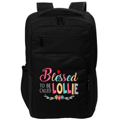 Blessed To Be Called Lollie Colorful Art Impact Tech Backpack