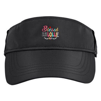 Blessed To Be Called Lollie Colorful Art Adult Drive Performance Visor