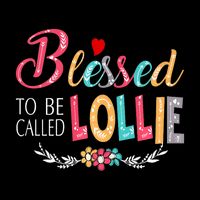 Blessed To Be Called Lollie Colorful Art Bucket Hat