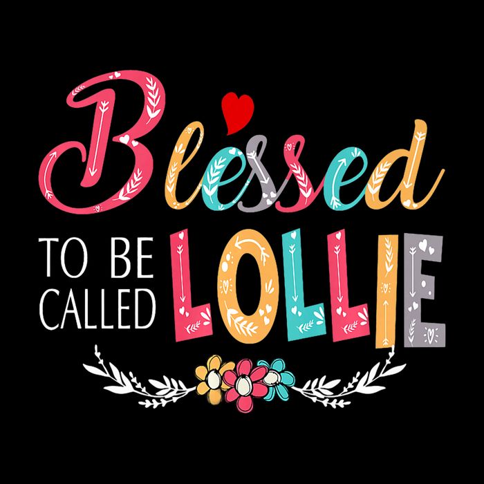 Blessed To Be Called Lollie Colorful Art Bucket Hat