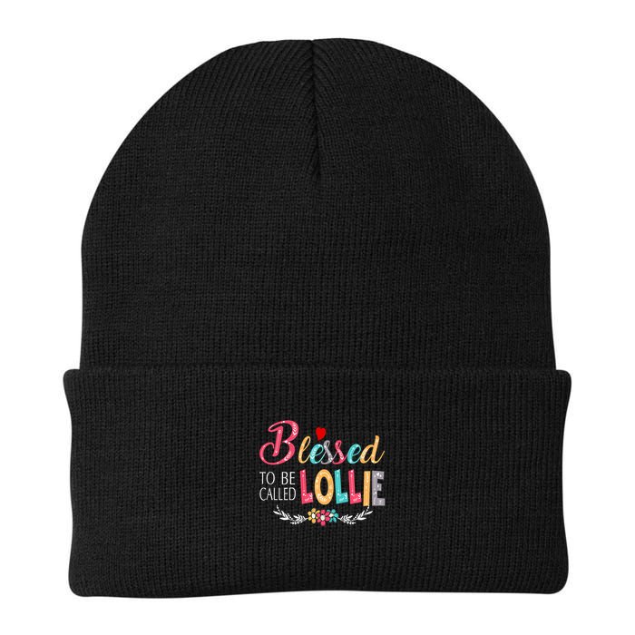 Blessed To Be Called Lollie Colorful Art Beanie
