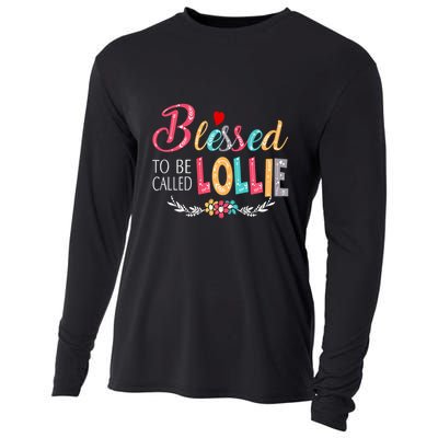 Blessed To Be Called Lollie Colorful Art Cooling Performance Long Sleeve Crew