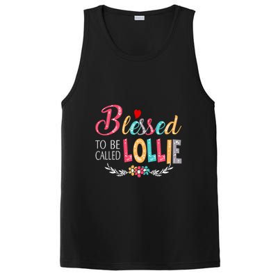 Blessed To Be Called Lollie Colorful Art PosiCharge Competitor Tank