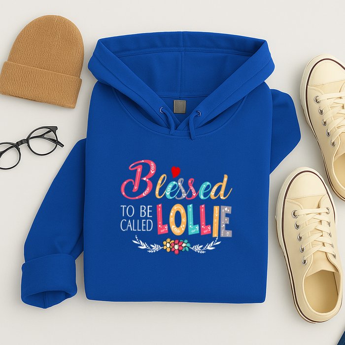 Blessed To Be Called Lollie Colorful Art Hoodie